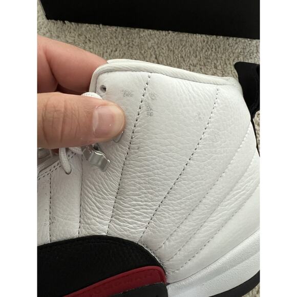 Jordan Athletic Shoes White Black Red